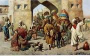 unknow artist, Arab or Arabic people and life. Orientalism oil paintings 134